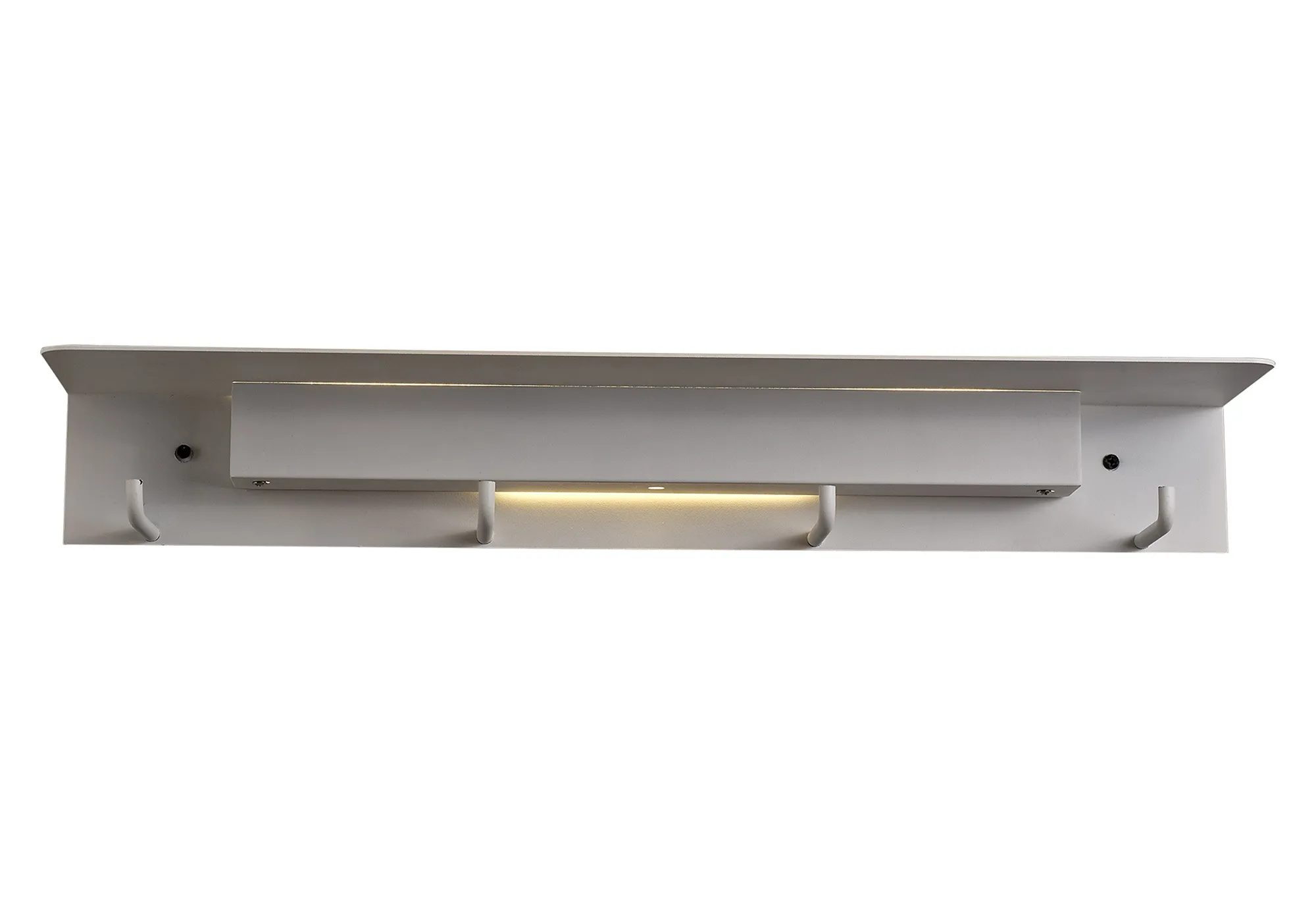 M6865  Fuerteventura 60cm Linear Wall Lamp Coat Rack, 9W LED, 3000K, 600lm, Matt White